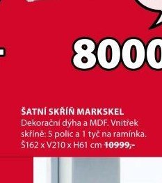 Šatní skříň MARKSKEL