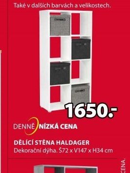 Dělící stěna HALDAGER