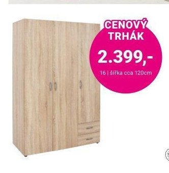 Šatní skříň Base 3