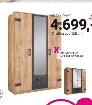 Šatní skříň Celle
