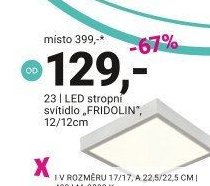 LED stropní svítidlo FRIDOLIN