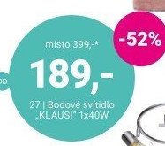 Bodové svítidlo KLAUSI