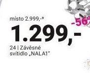Závěsné svítidlo NALA1