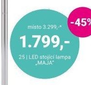 LED stojící lampa MAJA