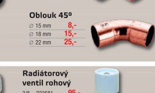 Oblouk 45°