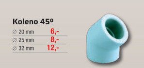 Koleno 45°