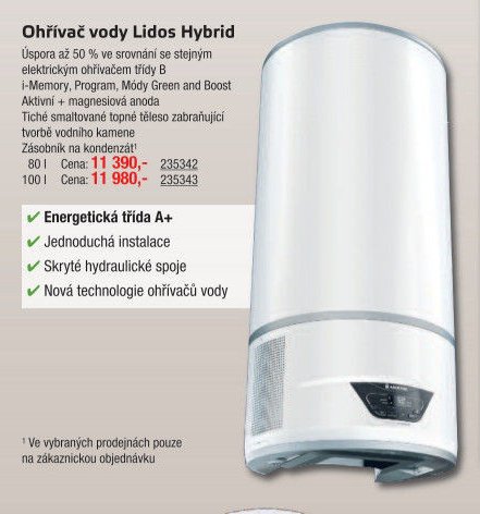 Ohřívač vody Lidos Hybrid
