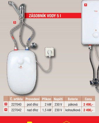 Zásobník vody 5 l (227040)