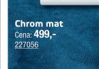 Tlačítko ovládací Komfort Chrom mat