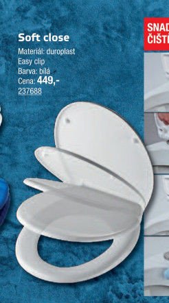 WC sedátko Soft close