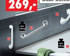 Bezpečnostní madlo Secura 29 cm, bílé
