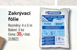 Zakrývací fólie