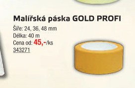 Malířská páska GOLD PROFI