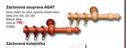 Záclonová souprava AGAT