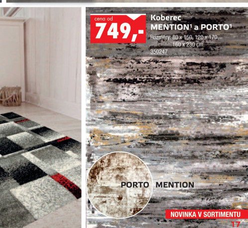 Koberec MENTION a PORTO