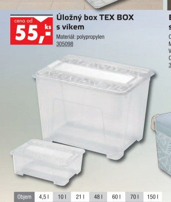 Úložný box TEX BOX s víkem