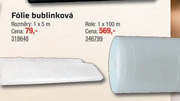 Fólie bublinková