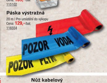 Páska výstražná