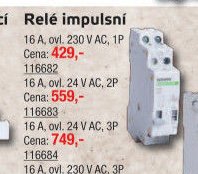 Relé impulsní 116682/116683