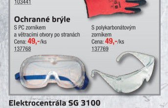 Ochranné brýle