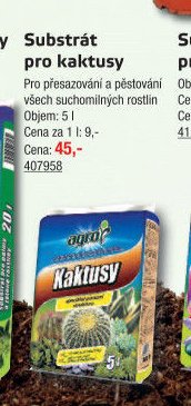 Substrát pro kaktusy