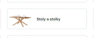 Stoly a stolky