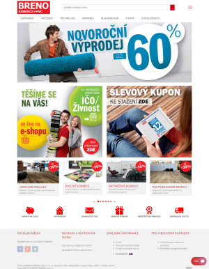 akční leták Breno koberce 6.1.2021-12.1.2021