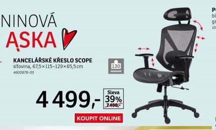 KANCELÁŘSKÉ KŘESLO SCOPE