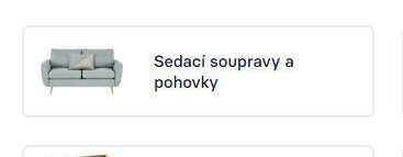 Sedací soupravy a pohovky
