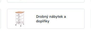 Drobný nábytek a doplňky