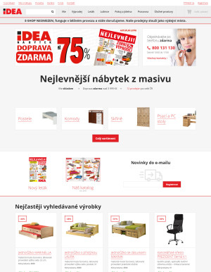akční leták IDEA nábytek 19.1.2021-25.1.2021