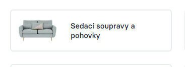 Sedací soupravy a pohovky