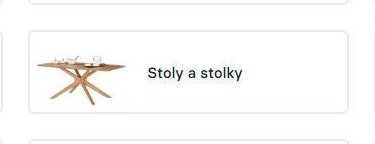 Stoly a stolky