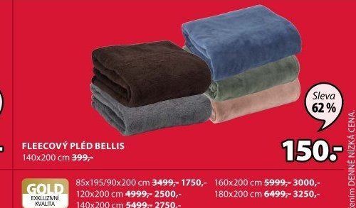 FLEECOVÝ PLÉD BELLIS