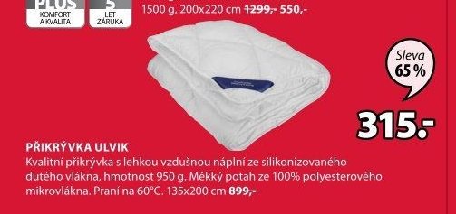 PŘIKRÝVKA ULVIK