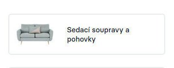 Sedací soupravy a pohovky
