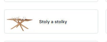 Stoly a stolky