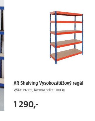 AR Shelving Vysokozátěžový regál
