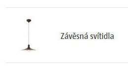 Závěsná svítidla