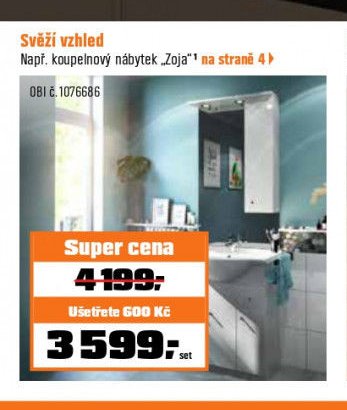 koupelnový nábytek Zoja