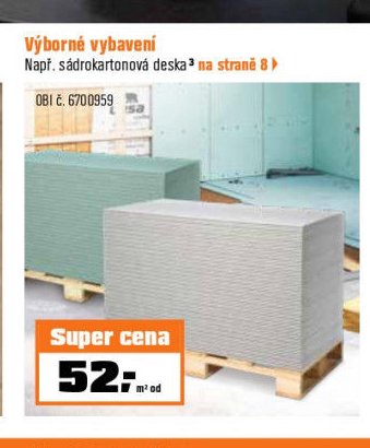 sádrokartonová deska