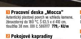Pracovní deska „Mocca“