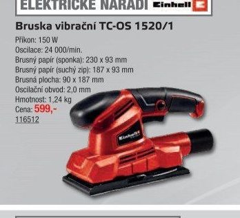 Bruska vibrační TC-OS 1520/1