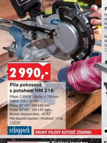 Pila pokosová s potahem HM 216