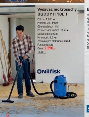 Vysavač mokrosuchý BUDDY II 18L T