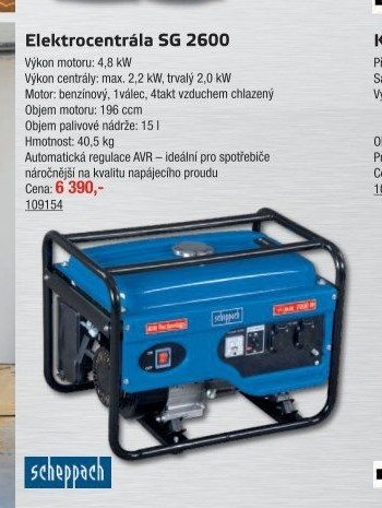 Elektrocentrála SG 2600