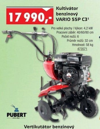 Kultivátor benzinový VARIO 55P C3
