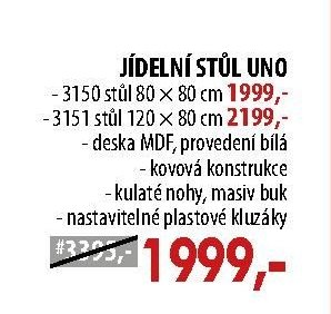 JÍDELNÍ STŮL UNO