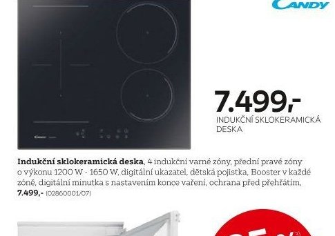 Indukční sklokeramická deska