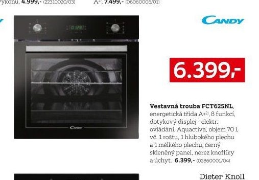 Vestavná trouba FCT625NL